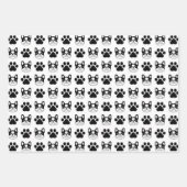 Blancs noirs Français Bulldog Papier à écaille ens (Devant)