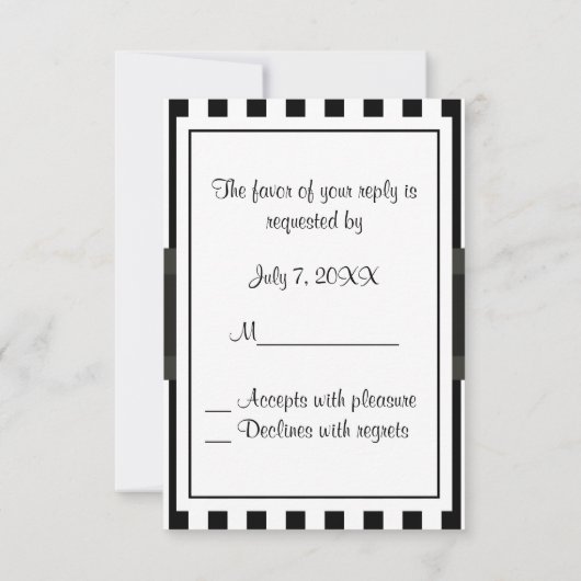 Blancs noirs RSVP 1C (Dos)