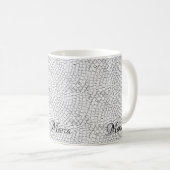 Blancs pavés Mug (Devant droit)