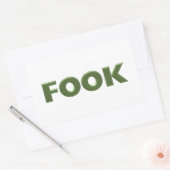 Blancs rectangle pâle gros autocollants (Enveloppe)