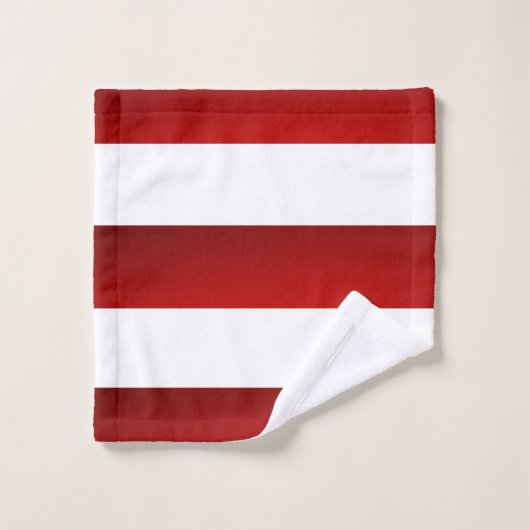 Blancs rouges (Gant de toilette)