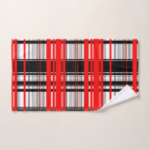 Blancs rouges et noirs (Serviette à main)