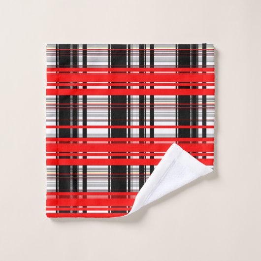 Blancs rouges et noirs (Gant de toilette)