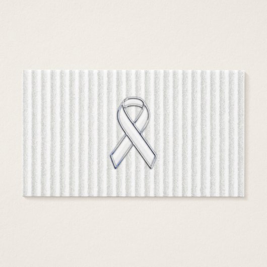 Blancs sur les rayures de sensibilisation au ruban (Devant)