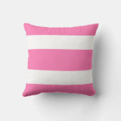 Blancs Votre Nom Coussin Lance Oreiller (Verso)