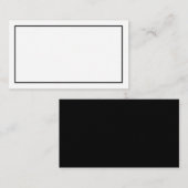 Blank advies en wensen over het huwelijk in zwart- (Voorkant / Achterkant)