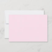 Blank All Occasion Pink Border Notitiekaartje (Achterkant)