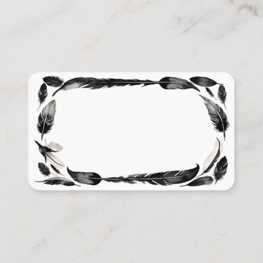 Blank Angel Oracle-Kaarten Visitekaartje (Achterkant)