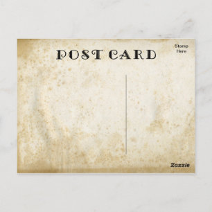Blank Antiek Gevlekt Papier DIY Verouderd Rustiek Briefkaart