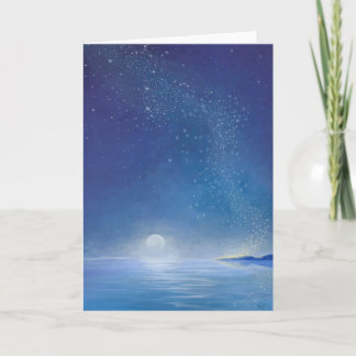 Blank Art wenskaart, originele kunst geboorte Kaart