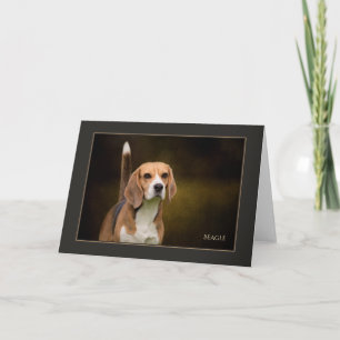 Blank Beagle-Wenskaart Kaart