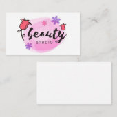 Blank Beauty Salon Visitekaartje (Voorkant / Achterkant)