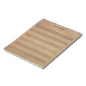  Blank Bladmuziek 6 Staves Notitieblok (Gedraaid)
