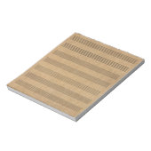 Blank Bladmuziek 7 Staves Notitieblok (Gedraaid)