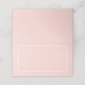 Blank Blush Roze en Witte bruiloft (Buitenkant ongevouwen)