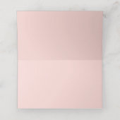 Blank Blush Roze en Witte bruiloft (Binnenkant ongevouwen)