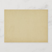 Blank Briefkaart perkament beige achtergrond (Voorkant)