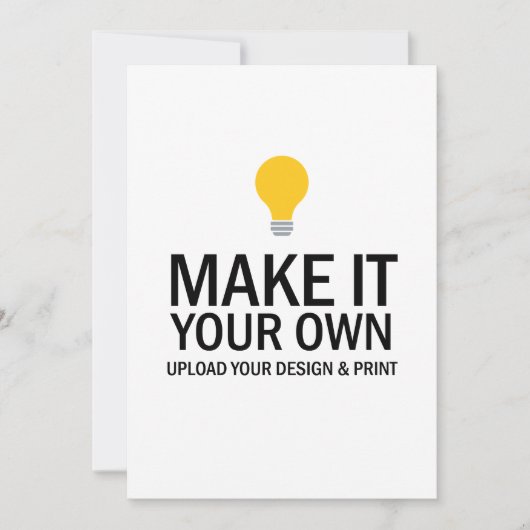 Blank Business Invitation Template (Devant)