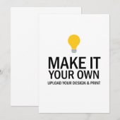 Blank Business Invitation Template (Devant / Derrière)