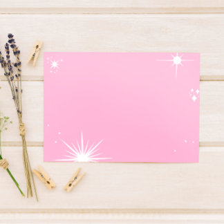 Blank Celestial Starlight bevestiging/offerte Bedankkaart