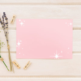 Blank Celestial Starlight bevestiging/offerte Bedankkaart