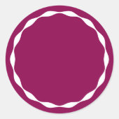 Blank Circle Custom Spice Container Sticker (Voorkant)