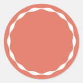 Blank Circle Custom Spice Sticker (Voorkant)