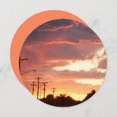 Blank-City Sunset Kaart (Voorkant / Achterkant)