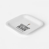 Blank Company Branded Custom Personalized  Papieren Bordje (Gebogen)