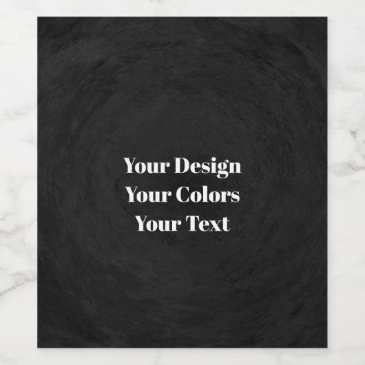 Blank - Creëer je eigen aangepaste Wijn Etiket (Enkel label)