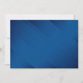 BLANK CREËER JE EIGEN BLAUWE UITNODIGING (Voorkant)