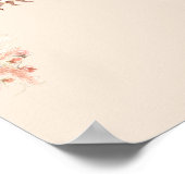 Blank Creëer Je Eigen Boho Safari Pampas Grass Poster (Hoek)