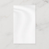 BLANK CREËER JE EIGEN WITTE SATIJN VISITEKAARTJE (Achterkant)