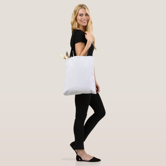 BLANK Creëer Uw eigen aangepaste Canvas tas (Op model)