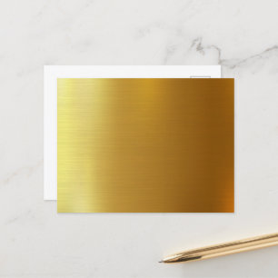 BLANK CRÉER VOTRE PROPRE CARTE POSTALE D'OR