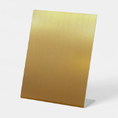 BLANK CRÉEZ VOTRE PROPRE SIGNE GOLD PEDESTAL (Recto)
