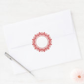 Blank Elegant classe mandala étiquette autocollant (Enveloppe)