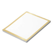 Blank Elegant Gold Notitieblok (Gedraaid)