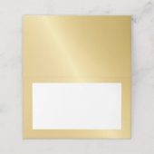 Blank Elegant Gold Wedding (Buitenkant ongevouwen)