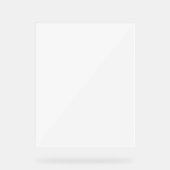 Blank Faux Frosted Acryl Bord (Voorkant)