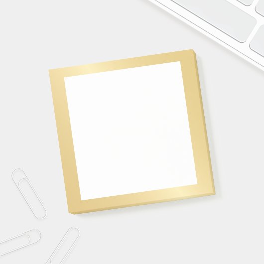 Blank Faux Gold Folie Post-it® Notes