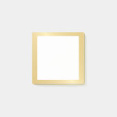 Blank Faux Gold Folie Post-it® Notes (Voorkant)