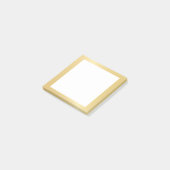 Blank Faux Gold Folie Post-it® Notes (Schuin)