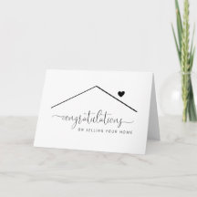 Blank Félicitations pour la vente de votre carte d