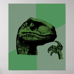 Blank filosoraptor poster
