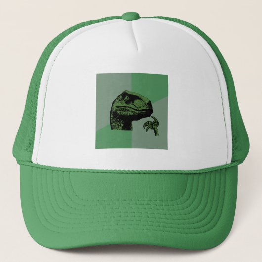 Blank filosoraptor trucker pet (Voorkant)
