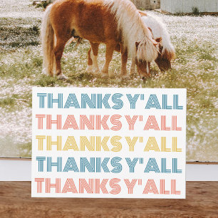 Blank gai Merci Carte de voeux Y'all