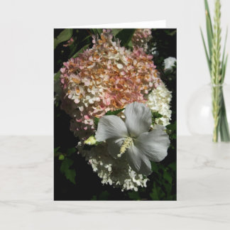 Blank gemengde bloemen Kaart-1 Bedankkaart
