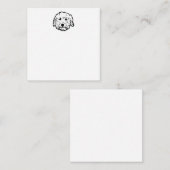 Blank Goldendole notecard - pas het aan Notitiekaartje (Voorkant / Achterkant)