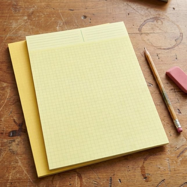 Blank Grid Yellow Graph Paper Sheets (Inch Square) Briefhoofd (printable yellow graph paper, inch squared grid sheets)